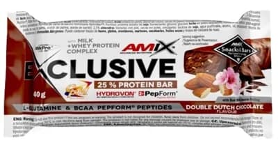 Amix Exclusive Proteinová tyčinka dvojitá čokoláda