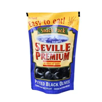 SEVILLE PREMIUM Olivy černé bez pecky
