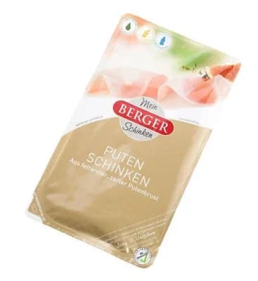 Berger Šunka krůtí plátky (85% masa)