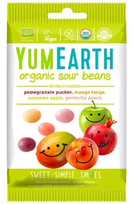 YumEarth BIO Kyselé želé bonbony mix příchutí