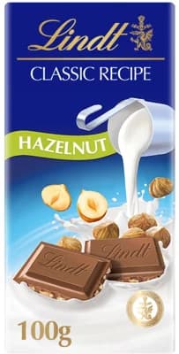 Lindt Čokoláda Classic mléčná s lískovými ořechy