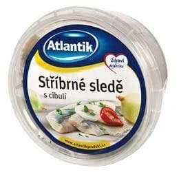Atlantik Stříbrné sledě s cibulí 3 x 150g