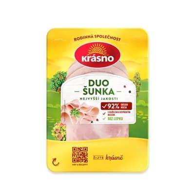 Šunka Duo nejvyšší jakosti plátky chlaz. 100 g