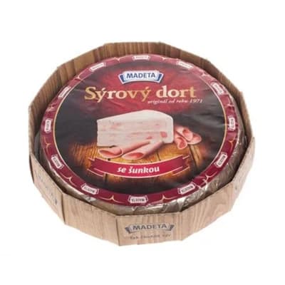 MADETA Sýrový dort se šunkou chlaz. váž. cca 1,