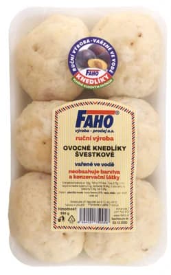 Faho Ovocné knedlíky kynuté švestkové