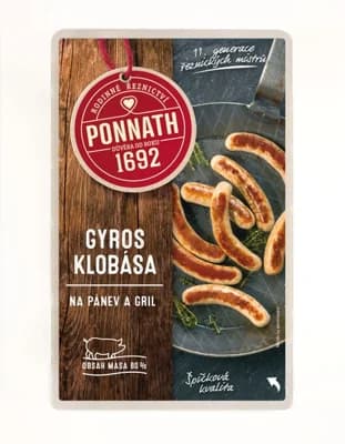 Ponnath Gyros klobása