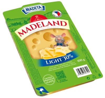 Madeta Madeland light 30% plátky