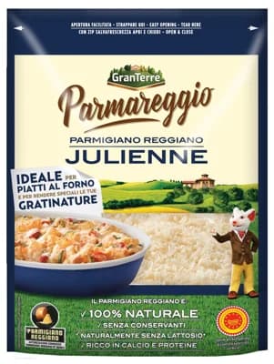Parmareggio Parmigiano Reggiano Julienne strouhaný sýr