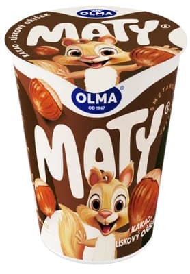 Olma Olmíci Maty smetanový s oříšky