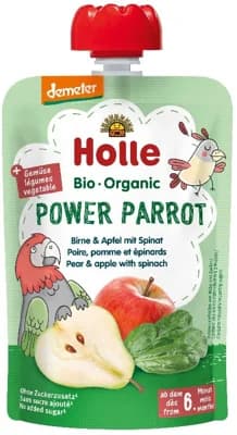 Holle BIO Kapsička hruška, jablko a špenát