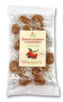 GREŠÍK Šípkové bonbóny s vitamínem C
