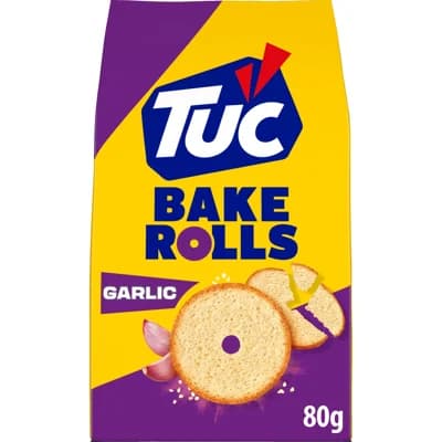 Tuc Bake Rolls příchuť česnek