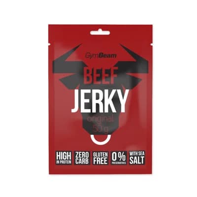 GymBeam Beef Jerky barbecue