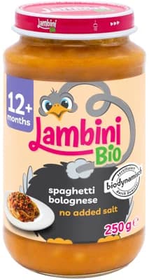 Lambini BIO Demeter příkrm špagety Bolognese