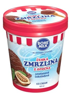 Bohemilk Česká zmrzlina z Opočna čokoládová