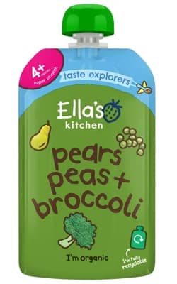 Ella's Kitchen BIO Hruška, hrášek a brokolice