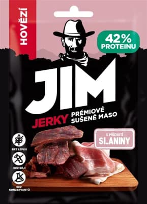 Jim Jerky hovězí se slaninou