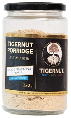 Tigernut Kaše z tygřích ořechů s lyofilizovaným mangem, ananasem a sušenou papájou