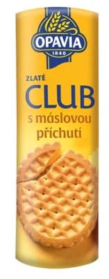 Opavia Zlaté Club sušenky s máslovou příchutí