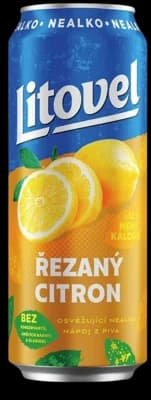 Litovel Řezaný citron nealko plech