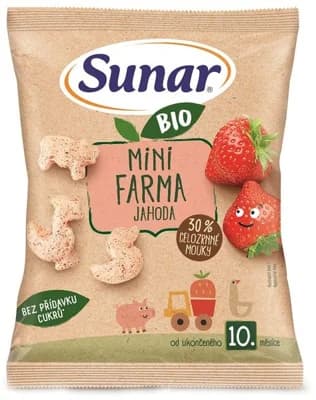 Sunar BIO Křupky mini farma jahoda 10m+