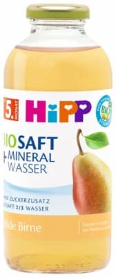 HiPP BIO Nápoj hruška s neperlivou pramenitou vodou