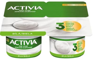 Activia Probiotický jogurt bílý 4×120 g