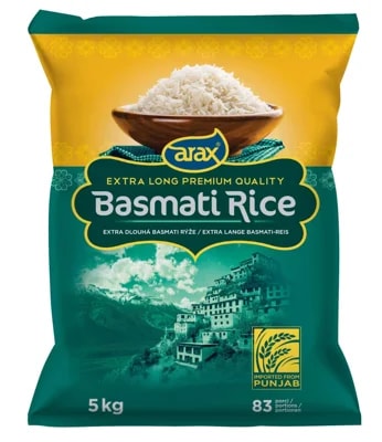 Arax Basmati rýže extra dlouhá premium