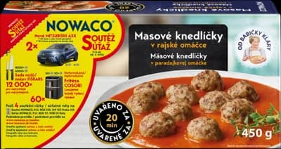 Nowaco Masové knedlíčky v rajské omáčce Nowaco