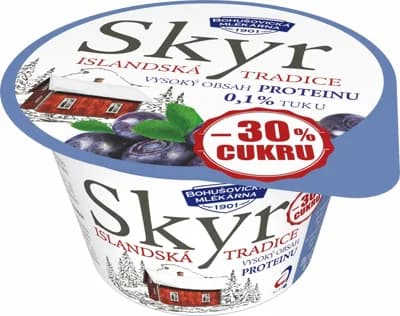Bohušovická mlékárna Skyr 0,1 % borůvka