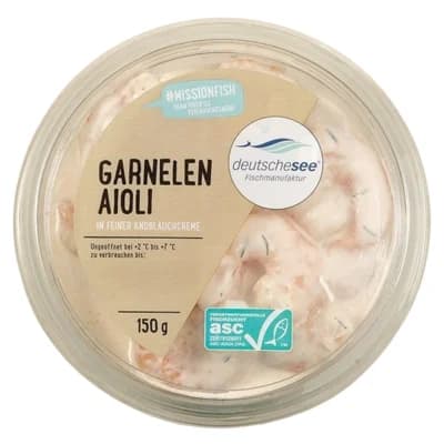 Deutshe See Královské krevety s Aioli