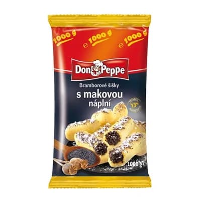 DON PEPPE Bramborové šišky s mákem mraž.