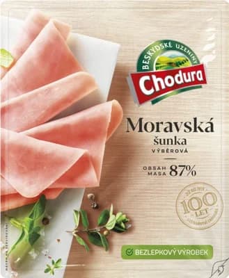 Chodura Moravská šunka výběrová (87% masa)