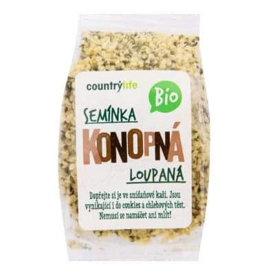 Country Life Konopná semínka loupaná BIO
