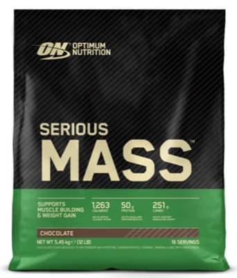 Optimum Nutrition Serious Mass - jahoda