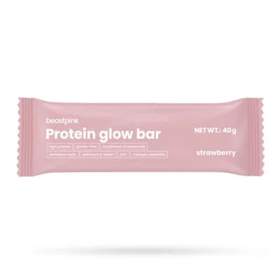 BeastPink Protein GlowBar jahoda
