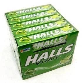 Halls Vita C limetka bonbóny 20x33,5g