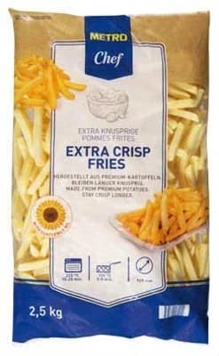 Metro Chef Hranolky Extra Crisp 9x9mm