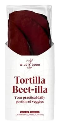Wild & Coco BIO Tortilla Beet-illa řepová (4×45 g)