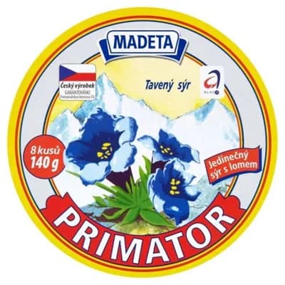 Madeta Primátor tavený sýr (45%)