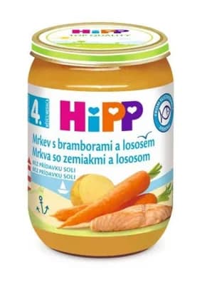 HiPP Karotka s bramborami a lososem