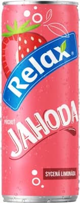 Relax Jahoda sycená limonáda