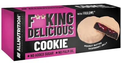 AllNutrition F**king Delicious Cookie - arašídové máslo/malinový džem