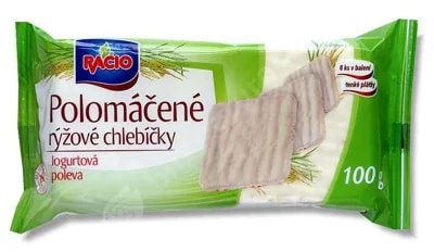 Racio Nový věk Chlebíčky rýžové s jogurtovou polevou 4x60g