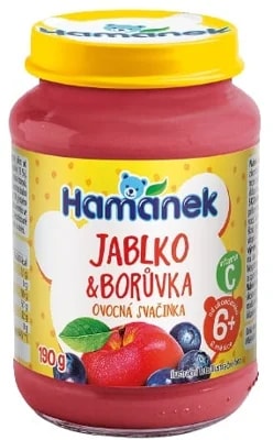 Hamánek Ovocná přesnídávka jablko a borůvka