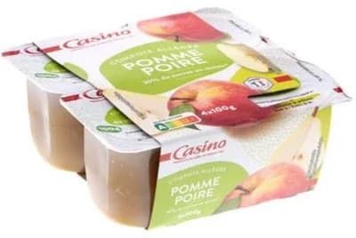 Casino Pyré jablko a hruška 4x100g