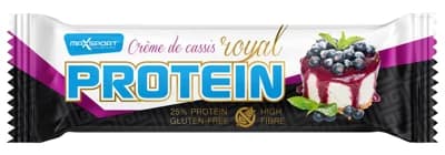 Max Sport Royal Protein tyčinka černý rybíz
