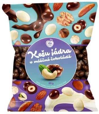 IBK trade Kešu jádra v mléčné čokoládě