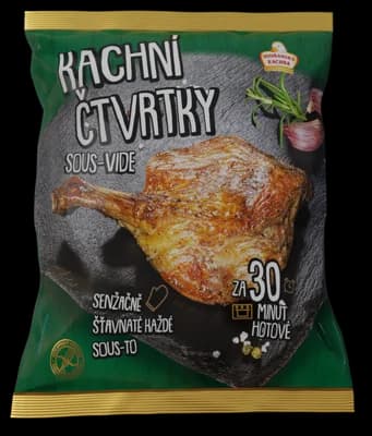 Vodňanská kachna Kachní čtvrtky pečené Sous-vide