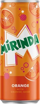 Mirinda pomeranč plech